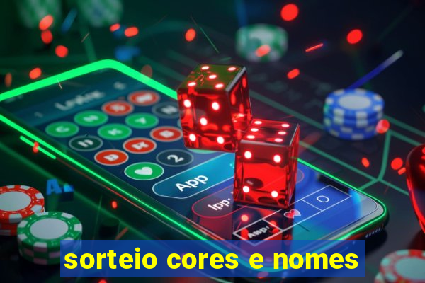 sorteio cores e nomes