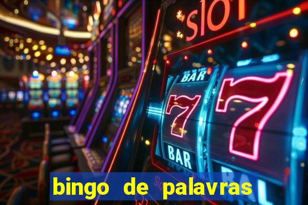 bingo de palavras cha de bebe