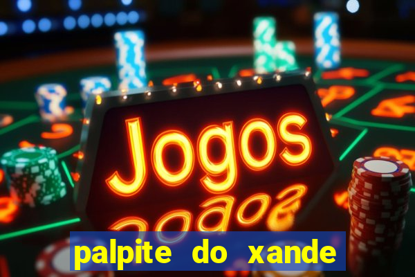 palpite do xande de hoje