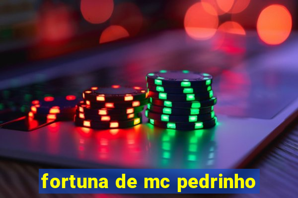 fortuna de mc pedrinho