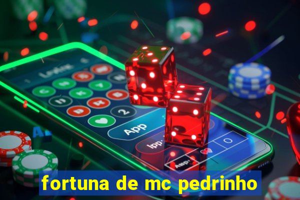 fortuna de mc pedrinho