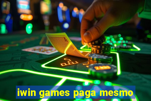 iwin games paga mesmo