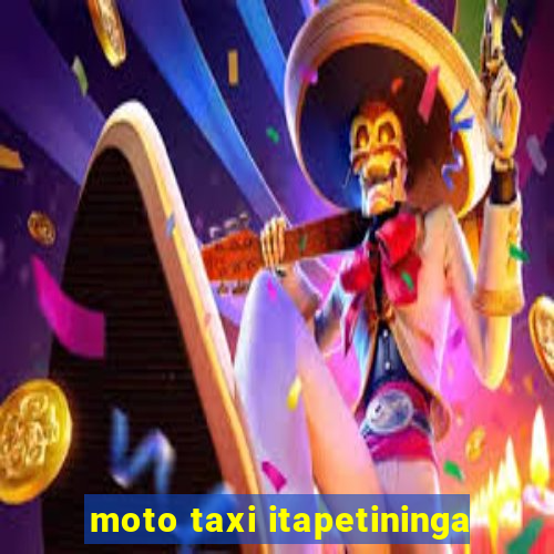 moto taxi itapetininga