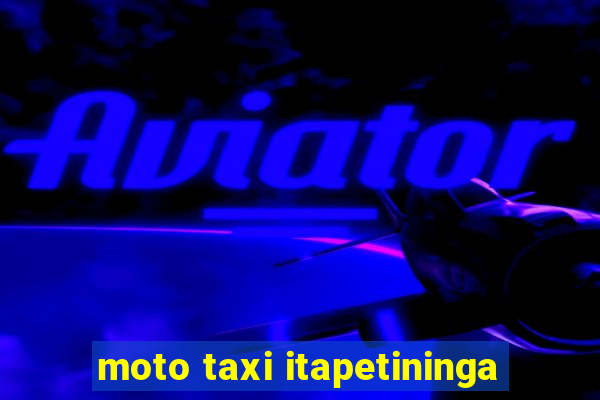 moto taxi itapetininga