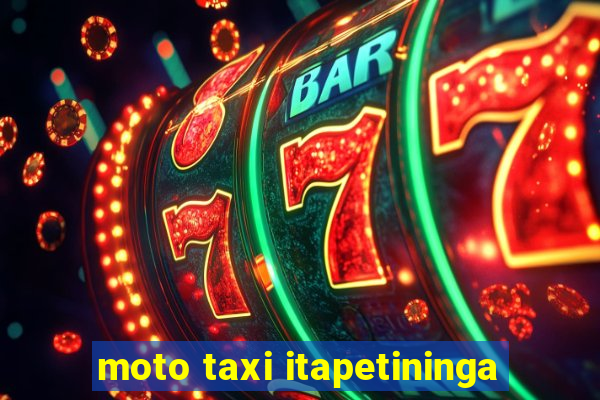 moto taxi itapetininga