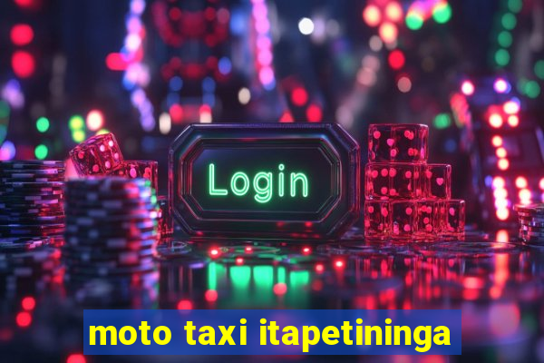 moto taxi itapetininga