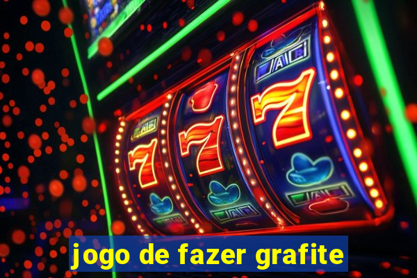 jogo de fazer grafite