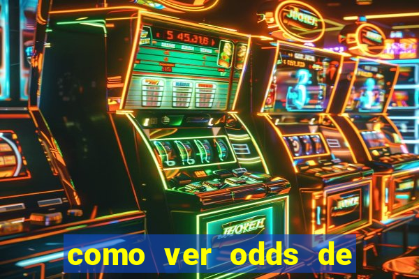 como ver odds de jogos passados