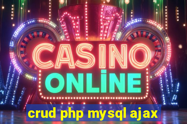 crud php mysql ajax