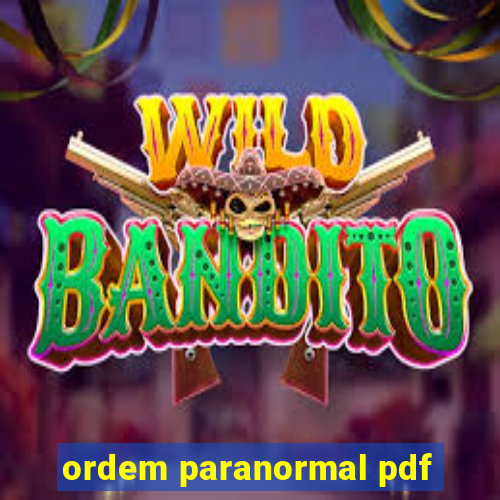 ordem paranormal pdf