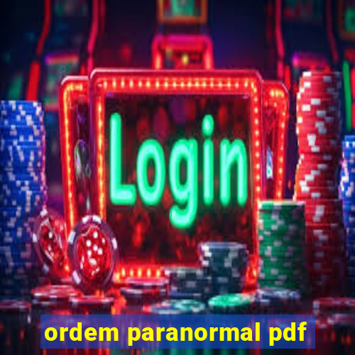 ordem paranormal pdf