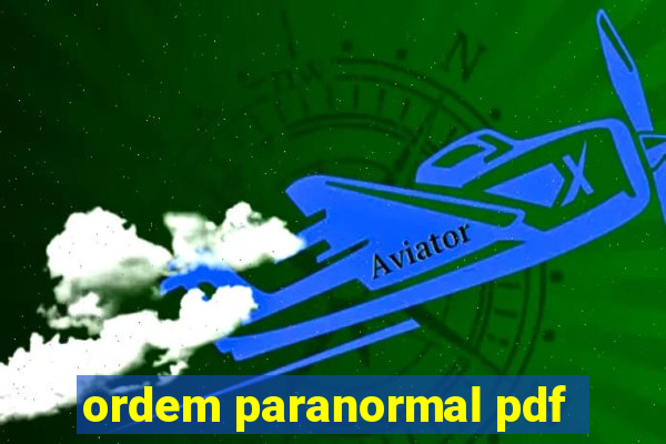 ordem paranormal pdf