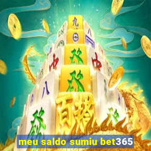 meu saldo sumiu bet365