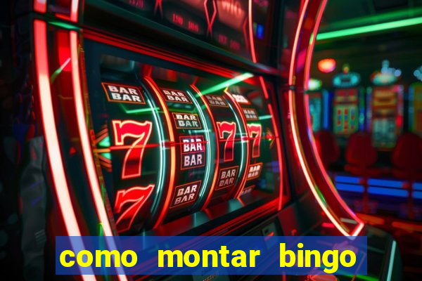 como montar bingo brinquedos toia