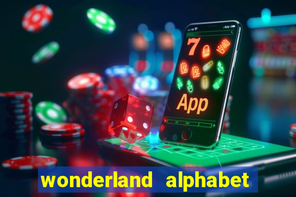 wonderland alphabet comic studio