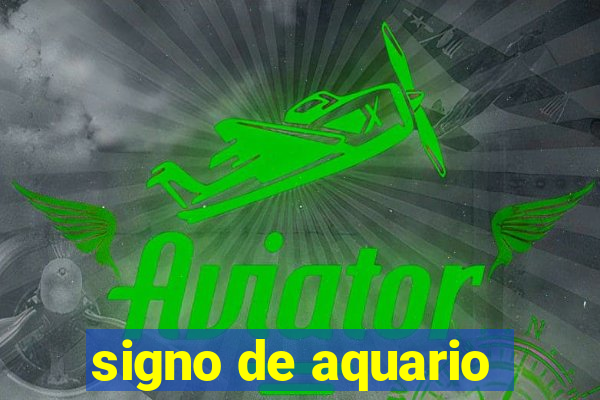 signo de aquario