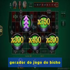 gerador do jogo do bicho