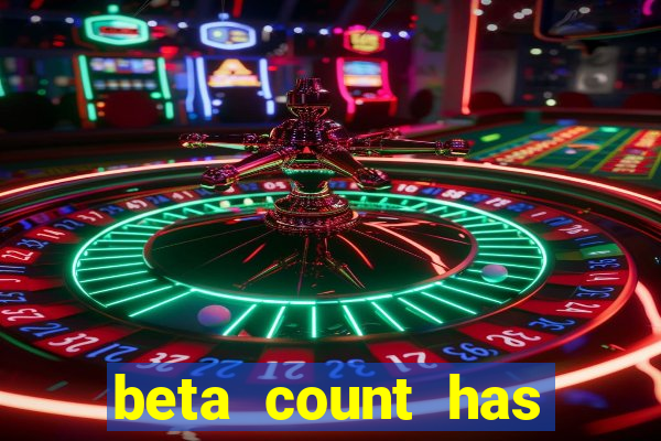 beta count has changed pt br