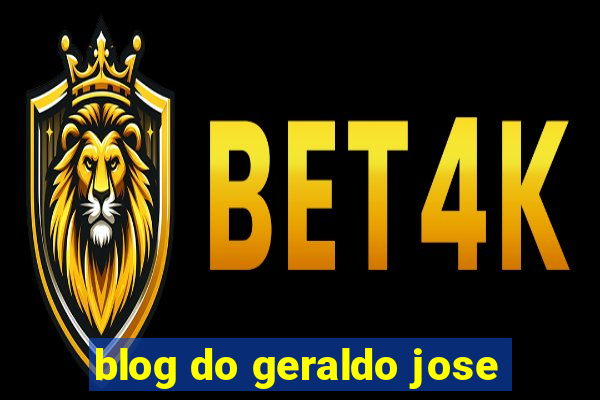 blog do geraldo jose