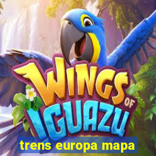 trens europa mapa