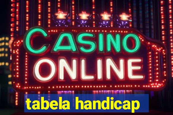 tabela handicap