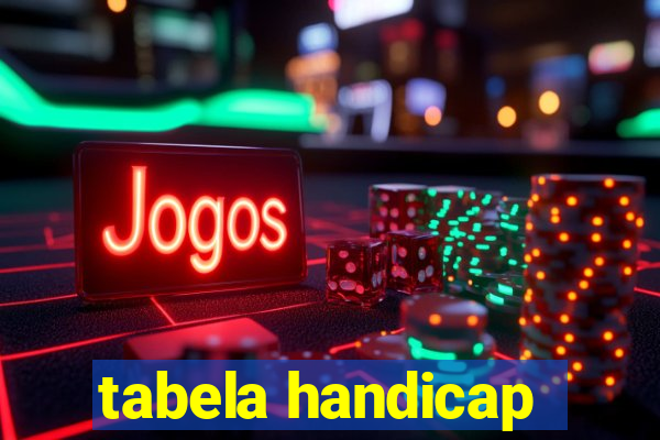 tabela handicap