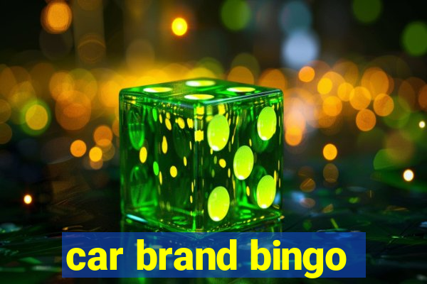 car brand bingo