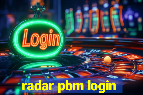 radar pbm login