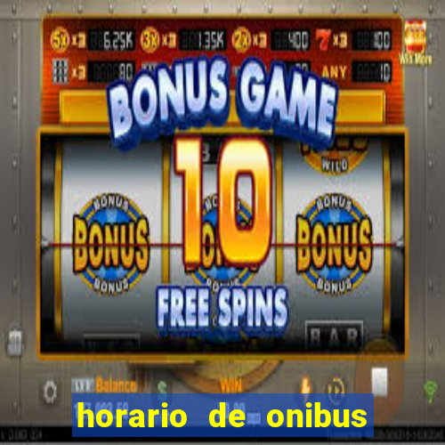 horario de onibus santos dumont x juiz de fora