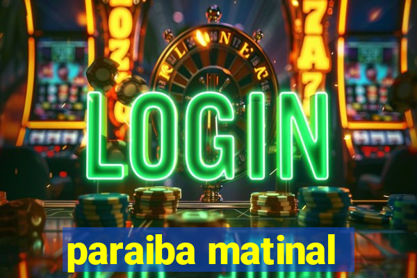 paraiba matinal