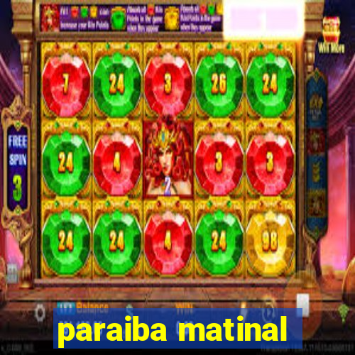 paraiba matinal