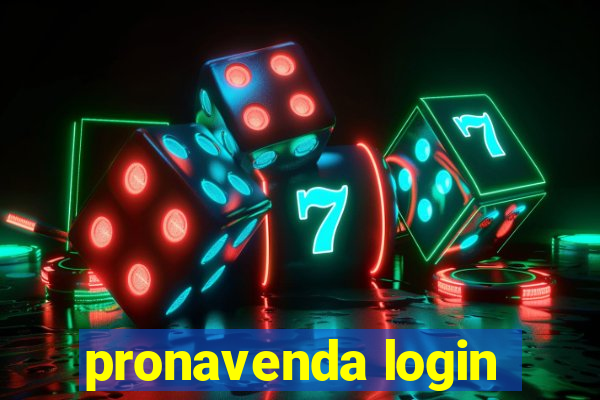 pronavenda login