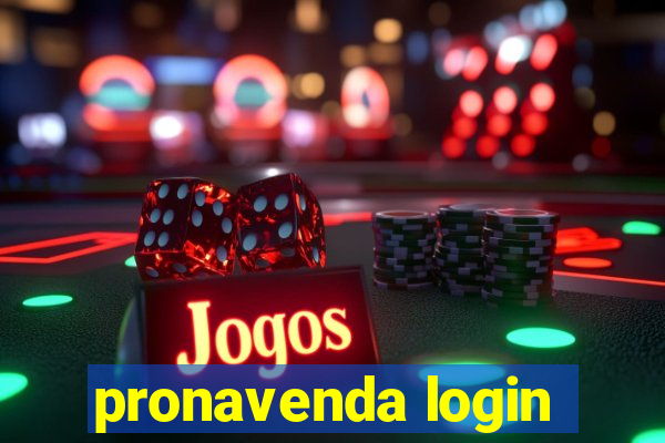 pronavenda login