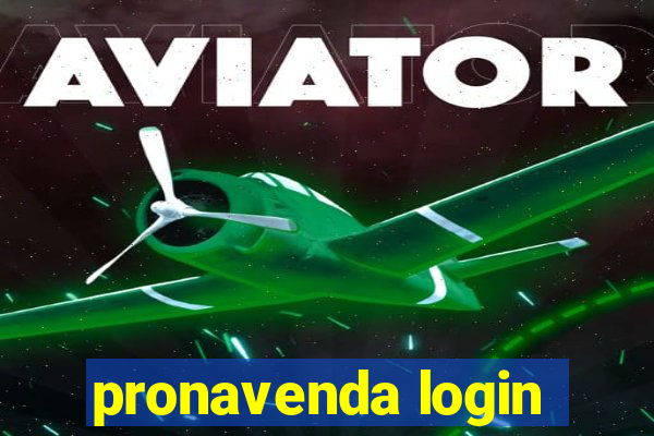 pronavenda login