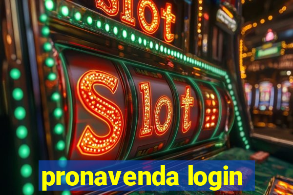 pronavenda login