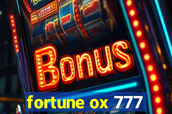 fortune ox 777