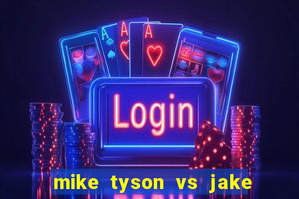 mike tyson vs jake paul assistir online