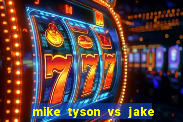 mike tyson vs jake paul assistir online