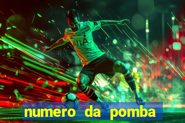 numero da pomba jogo do bicho