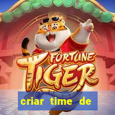 criar time de futebol simulador