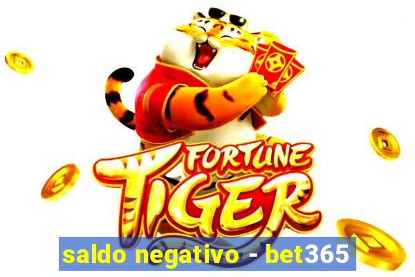 saldo negativo - bet365