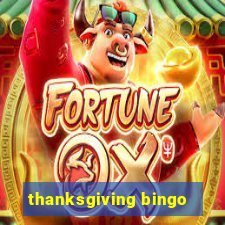 thanksgiving bingo