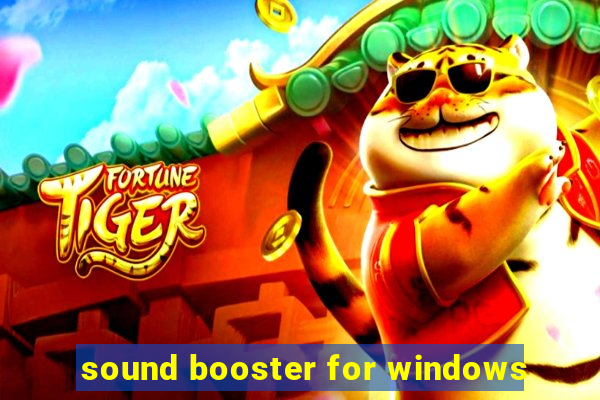 sound booster for windows