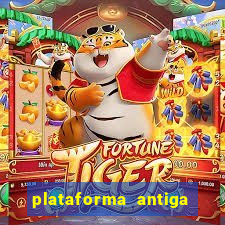 plataforma antiga de jogos