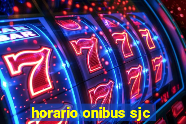 horario onibus sjc