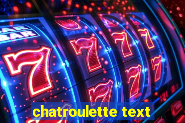 chatroulette text