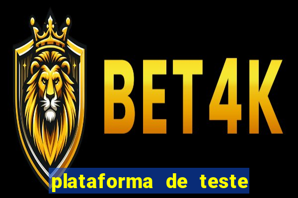 plataforma de teste de jogos pg