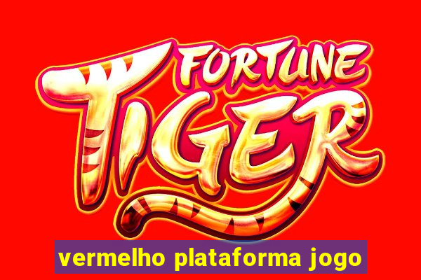 vermelho plataforma jogo