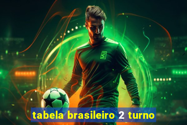 tabela brasileiro 2 turno