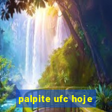 palpite ufc hoje